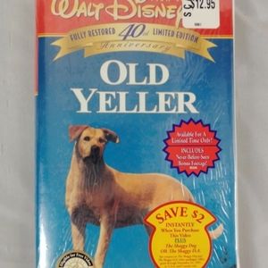 Disney Old Yeller VHS Fully Restored 40th Anniversary Limited Edition SEALED